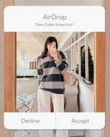 Denim Kara Stripe Knit
