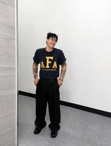 No.1313 レコードハーフTシャツ (3color)