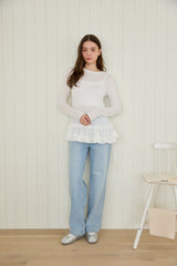 FLOW FRILL LAYERED TOP