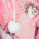 allbubble ピンクワールドレースフードTシャツ