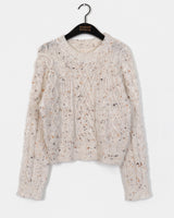 ナタボカシツイストラウンドニット