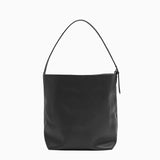 ベルト付きレザーショルダーバッグ_Black