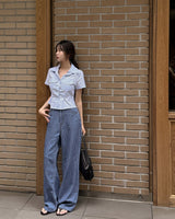 Jeanki linen denim pants