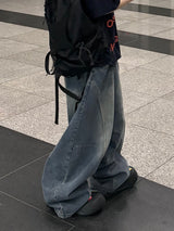 dart curve denim pants