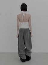 Marsh Fur Halter Neck Sleeveless