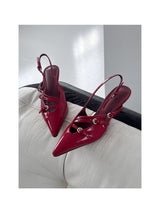 Buckle Oblique Slingback (5colors)