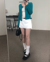 [ベルトセット] リコミニスカートパンツ (3colors)
