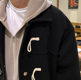  Liu Wool Overfit Duffel Coat