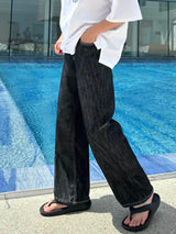 ライフリネンロウデニムパンツ