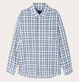 No.1221 M thin check SHIRT