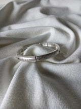 Matt O ring letter bangle