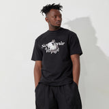 Silver Apple T-shirt (Black)