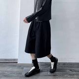 Aライン シルエット ハイストリート ツイルショーツ