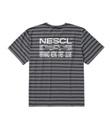 フロスト ストライプ システム Tシャツ(Charcoal)