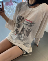 (Unisex) HXドローイングワッフルニット (4C)