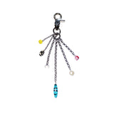 gemstone chain keyring 002