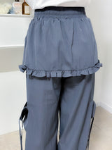 layered frill cargopants