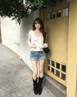 Flower hood jumper