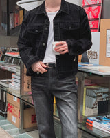 Io Velvet Denim Jacket