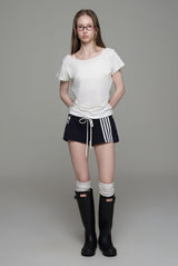 87 レイヤード ルーティン クラブ ショーツ, ネイビー