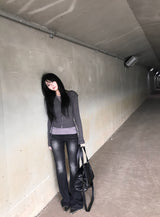 BLACK BOOTCUT DENIM PT