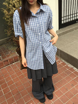ヒカ レイヤードスカートパンツ