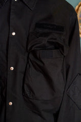 POCKET ARGYLE SHORT JACKET / BLACK