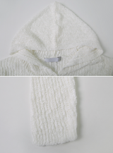Soft Summer Hood Crop Knit Cardigan (4color)