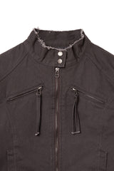 strap jacket (dark grey)