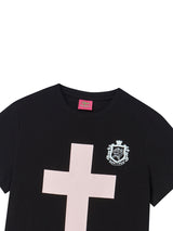 CROSS TEE BLACK