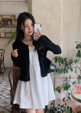 BT Linen Round Simple Knit Cardigan (10color)