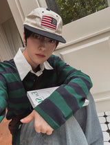 American Patch Color Block Camp Cap
