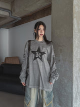 R Star Pigment Loose Fit Long Sleeve