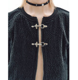SLIDERLESS ZIP CARDIGAN