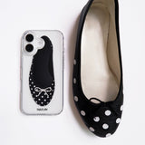 [jellyhard] black dot shoes case 