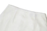 Lisha wrap long skirt (white)