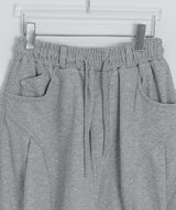 [unisex] Lutsme Curve Cut Bermuda Banding Pants
