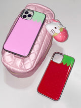 ​​pink strawberry (silver)