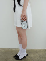ハートスタッドケース (white)