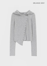 [MADE] Cujes Asymmetric Hood Cardigan (Set Available)