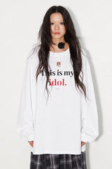 シンプル＆バーサタイルアイドルTシャツ