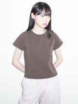 ヒドゥンプリントレギュラーTシャツ (チャコール)