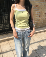 Banding pocket boots cut denim pants
