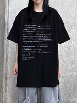 テキスト テンタ オーバーサイズド Tシャツ