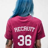 REC RUIT トレーニーホリガンシンボルTシャツ (PINK)
