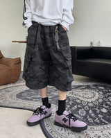 Pael Camo Cargo Bermuda Pants