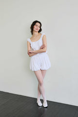  CUDDLY BALLOON SKIRT PANTS / WHITE