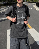 オルビピグメントプリントショートスリーブTシャツ