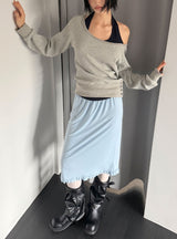 SORBET FRILL MIDI SKIRT