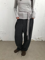 Odd Wool Touch Pintuck Slacks (2color)